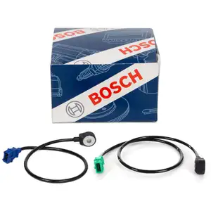 2x BOSCH Klopfsensor f&uuml;r AUDI 80 90 B3 B4 A4 B5 100 A6 C4 C5 Cabrio Quattro