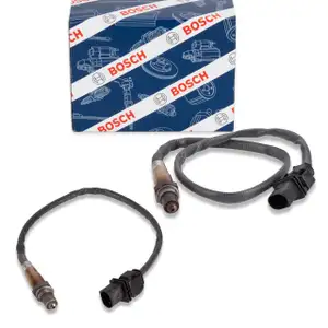 2x BOSCH VOR Kat Lambdasonde f&uuml;r BMW 1er E81 E81 E87 E88 3er E90 E91 E92 E93 N43 ab 2007