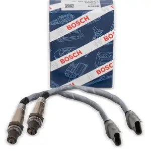 2x BOSCH VOR+NACH Kat Lambdasonde f&uuml;r OPEL Astra K Corsa E Karl Mokka / X 1.0 1.4