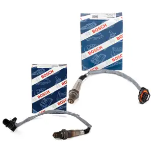 2x BOSCH VOR+NACH Kat Lambdasonde f&uuml;r OPEL Astra J Corsa D E Insignia A Zafira C 1.2 1.4