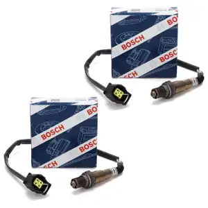 2x BOSCH VOR+NACH Kat Lambdasonde f&uuml;r JEEP Grand Cherokee 3 4 SMART ForTWo 451 1.0