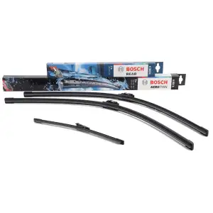 BOSCH A921S + A303H Scheibenwischer Wischerbl&auml;tter Set f&uuml;r VW ID.Buzz EB vorne + hinten