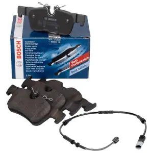 BOSCH 0986494812 Bremsbel&auml;ge + Sensor f&uuml;r BMW F40 F44-46 X1 F48 X2 F39 MINI F55 F56 hinten