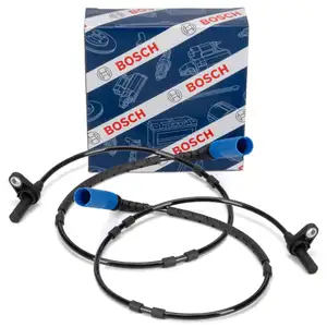 2x BOSCH 0986594686 ABS Sensor Raddrehzahl f&uuml;r BMW X3 E83 Hinterachse 34523420331