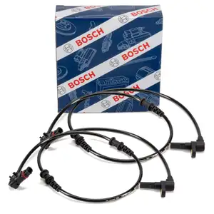 2x BOSCH 0986594591 ABS Sensor Raddrehzahl f&uuml;r MERCEDES Viano Vito Mixto vorne 6395401017