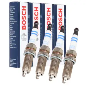 4x BOSCH 0242135529 Z&uuml;ndkerze f&uuml;r MAZDA 2 3 6 CX-3 CX-30 CX-5 CX-60 CX-80 MX-5 1.5 2.0 2.5