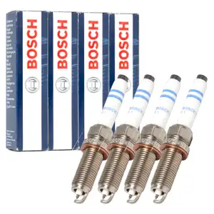 4x BOSCH 0241140537 VA6SIP80 Z&uuml;ndkerze f&uuml;r MERCEDES W176 W177 W246 W247 W204 W205