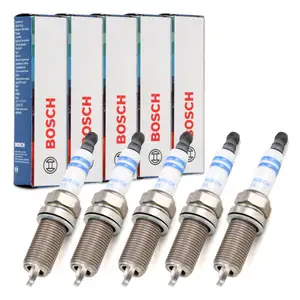 5x BOSCH FR7SE 0242236664 Z&uuml;ndkerze f&uuml;r VOLVO C30 533 C70 2 S40 2 V50 2.4 140/170 PS