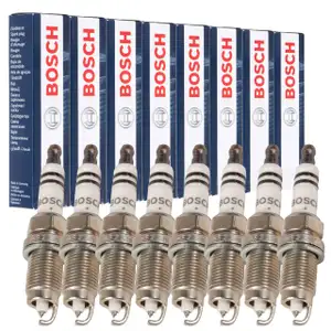 8x BOSCH FR7HPP33+ 0242236566 Z&uuml;ndkerze f&uuml;r VW Passat Variant B5 4.0 W8 4motion