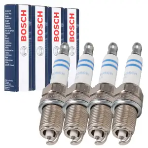 4x BOSCH FR7KPP332 0242235776 Z&uuml;ndkerze f&uuml;r BMW 1er E81-88 3er E46 E90-93 5er E60 X1 X3 Z4