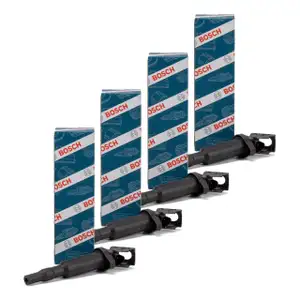 4x BOSCH 0221504464 Z&uuml;ndspule f&uuml;r BMW 1er E87 3er E46 E90 E91 5er E60 X1 E84 X3 E83 Z4 E85
