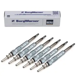 6x BERU GE102 0100266002 Gl&uuml;hkerze f&uuml;r BMW E46 E90-93 E60 E61 E65 X3 M57 N57 12237786869