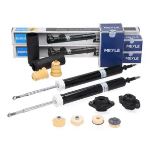 2x BILSTEIN B4 Sto&szlig;d&auml;mpfer + MEYLE Staubschutz + Domlager f&uuml;r BMWX1 E84 xDrive hinten