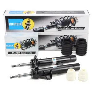 2x BILSTEIN B4 shock absorbers + B1 dust covers for BMW 1 Series E82/E88 with front sport suspension