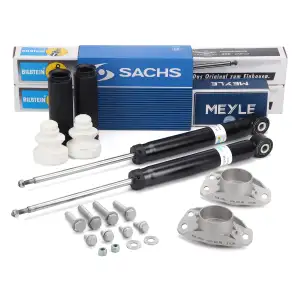 2x BILSTEIN B4 Sto&szlig;d&auml;mpfer + Staubschutz + Domlager f&uuml;r AUDI 8P bis 04.09 SEAT hinten