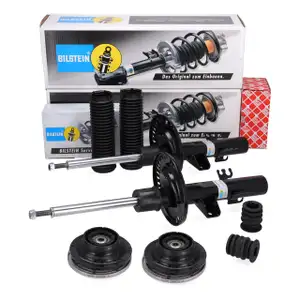 2x BILSTEIN B4 Sto&szlig;d&auml;mpfer + B1 Staubschutz + Domlager f&uuml;r VW Multivan T6 bis 09.19 vorne