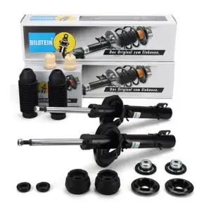 2x BILSTEIN B4 Sto&szlig;d&auml;mpfer + Staubschutz + Domlager f&uuml;r AUDI A3 VW GOLF 4 vorne