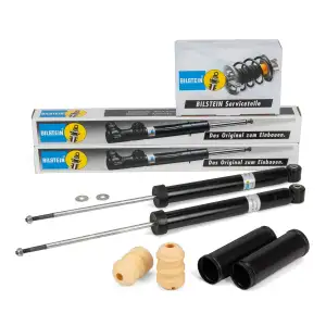 2x BILSTEIN B4 Stoßdämpfer + B1 Staubschutz BMW 3er E36 E46 316-330i 318-330d hinten