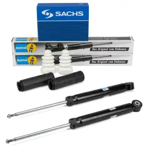 2x BILSTEIN B4 Sto&szlig;d&auml;mpfer + SACHS Staubschutz f&uuml;r VW Golf 5 1K1 SKODA Octavia 2 hinten