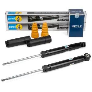 2x BILSTEIN B4 shock absorbers + MEYLE dust covers for Skoda Octavia 2 (rear)
