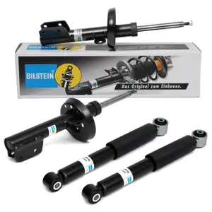 4x BILSTEIN B4 gasdruck Sto&szlig;d&auml;mpfer f&uuml;r OPEL Astra G mit Standard Fahrwerk vorne + hinten