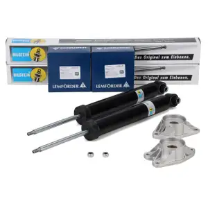 2x BILSTEIN B4 Sto&szlig;d&auml;mpfer + LEMF&Ouml;RDER Domlager f&uuml;r BMW 3er F30 F31 4er F32 F33 F36 hinten