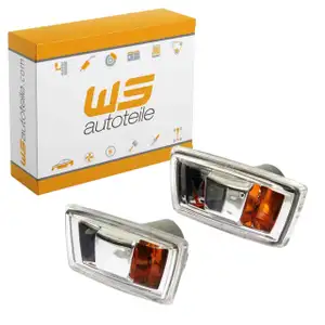 2x Blinker Kotfl&uuml;gel GLASKLAR f&uuml;r OPEL Astra H Cosa D E Insignia A Zafira C links + rechts