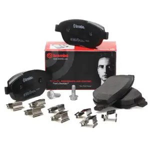 BREMBO Bremsbeläge für CITROEN C3 1 C4 1 Xsara PEUGEOT 1007 206 207 307 vorne