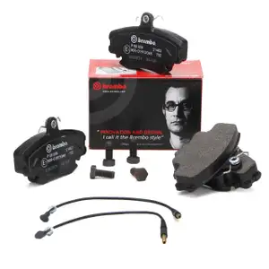 BREMBO Bremsbeläge + Warnkontaktkabel für DACIA NISSAN LADA PEUGEOT RENAULT vorne