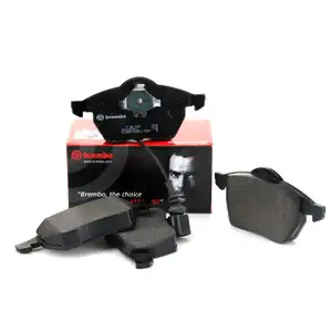 BREMBO P85045 Bremsbel&auml;ge + Warnkontaktsensor f&uuml;r VW Golf 4 Polo 9N Vento AUDI 8L1 vorne