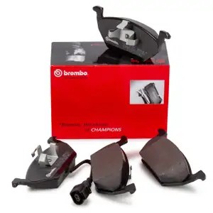 BREMBO Bremsbeläge + Wako für AUDI A2 8Z A3 8L 8P Golf 4 5 6 Polo 4 9N 9A SEAT SKODA vorne