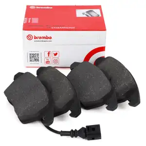 BREMBO Bremsbel&auml;ge + Wako f&uuml;r AUDI A1 8X A3 8P VW Golf 5 6 Passat Polo 5 SEAT Leon vorne