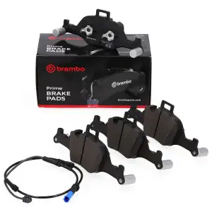 BREMBO P06107 Bremsbel&auml;ge + Warnkontaktsensor f&uuml;r BMW X5 G05 X6 G06 ohne M-Technik vorne