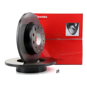 BREMBO Bremsscheiben f&uuml;r AUDI A3 SEAT SKODA OCTAVIA SUPERB VW GOLF 5 6 hinten 1K0615601AJ