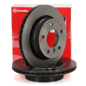 BREMBO 09.7727.11 Bremsscheiben Satz f&uuml;r BMW E36 323/328 E46 316-323 318/320d hinten