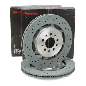 BREMBO Bremsscheiben Satz f&uuml;r ALFA ROMEO Giulia (952_) Stelvio (949_) 2.9 Q4 hinten