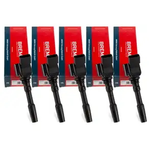 5x BREMI 20529 Zündspule für AUDI RS3 8V RSQ3 F3 TTRS FV9 400 PS 06J905110K