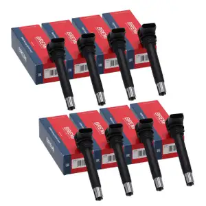 8x BREMI 20746 Z&uuml;ndspule f&uuml;r AUDI RS4 B7 B8 RS5 8T 8F VW Touareg 7L 4.2 V8 FSI 06H905115