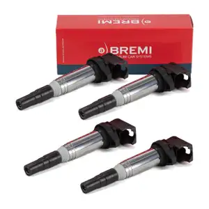 4x BREMI 20360 Zündspule für BMW CITROEN DS MINI OPEL PEUGEOT 1.6 1.8 2.0 BENZINER