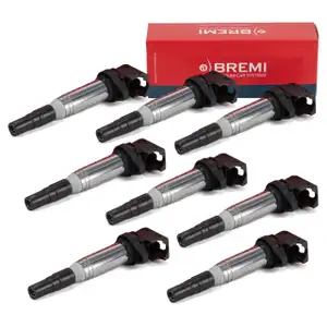 8x BREMI 20360 Z&uuml;ndspule f&uuml;r BMW E60 E61 F10 F11 F07 E65-67 E63 E64 F12 F13 F06 F01-04 X5