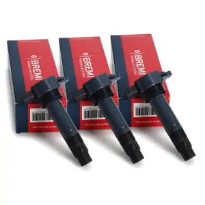3x BREMI 20727 Z&uuml;ndspule Z&uuml;ndmodul f&uuml;r SMART ForTwo 451 1.0 61-120 PS M132 1321580003