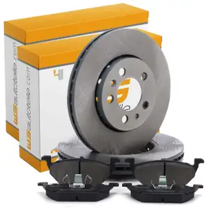 Bremsscheiben + Bremsbeläge für VW Polo 4 5 6 A1 8X Ibiza 3 4 Fabia 1 2 3 Rapid vorne