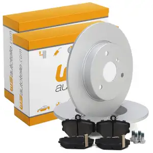 Bremsscheiben + Bremsbel&auml;ge f&uuml;r SMART Cabrio City-Coupe Crossblade ForTwo (450) vorne