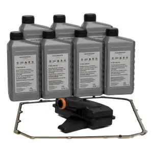 Getriebefilter Satz + 7L ORIGINAL G052182A2 Getriebeöl für AUDI PORSCHE 7-Gang DSG DL501