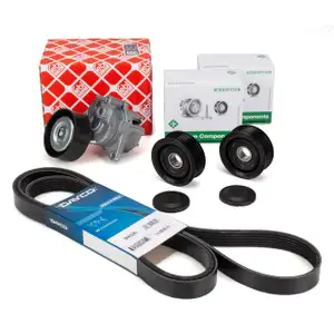 DAYCO 6PK2263 Keilrippenriemen + Spanner + Rollen f&uuml;r MERCEDES OM611/612/646/647/648
