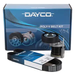 DAYCO KPV262 Keilrippenriemen + Riemenspanner für VW Golf 6 Passat Tiguan 1.6/2.0 TDI