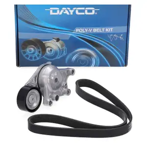 DAYCO Keilrippenriemen + Rollen Satz f&uuml;r OPEL Combo CITROEN C3 PEUGEOT 1.6 HDi 1611503880