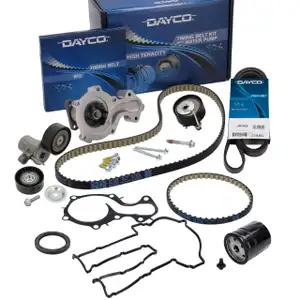 DAYCO Zahnriemensatz + Wasserpumpe + Keilrippenriemensatz f&uuml;r FORD Focus 3 1.0 EcoBoost