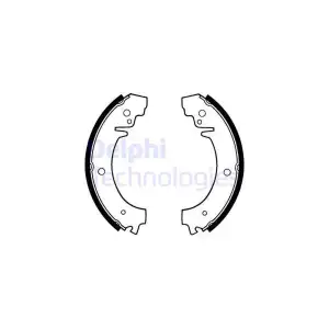 DELPHI LS1219 Bremsbacken Satz f&uuml;r LADA Niva 1600 1700 1900 Diesel 1200-1600 hinten