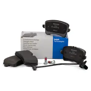DELPHI Bremsbel&auml;ge + Wako f&uuml;r AUDI RS4 B8 RS5 8T 8F A6 C7 A7 4G PORSCHE Macan hinten